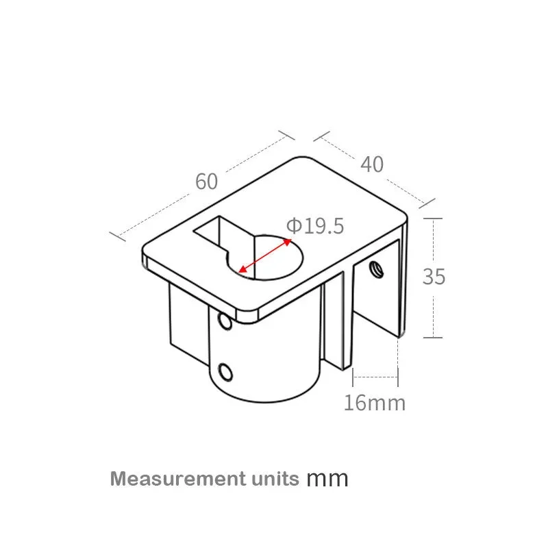 Acrylic Aquarium Fish Tank Glass Pipe Clamps