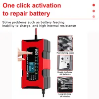 12V 10A Car Battery Charger For Lifepo4 Lead Acid AGM GEL PB Lithium Battery Car Charger Pulse Repair Smart Charger LCD Display - Image 4