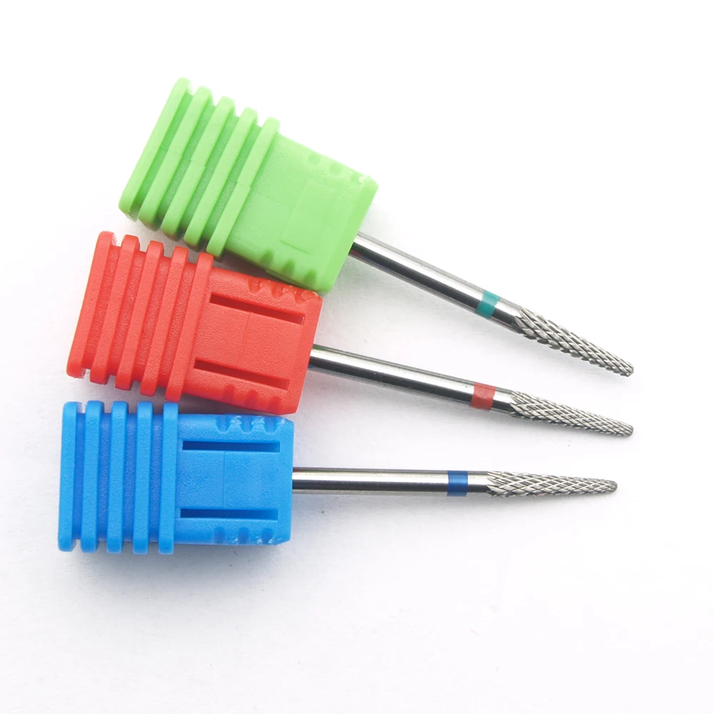 Nail Drill Bit Manicure Drill Bit Milling Cutter for Manicure Ceramic Pedicure Carbide Nail Files Art Tool