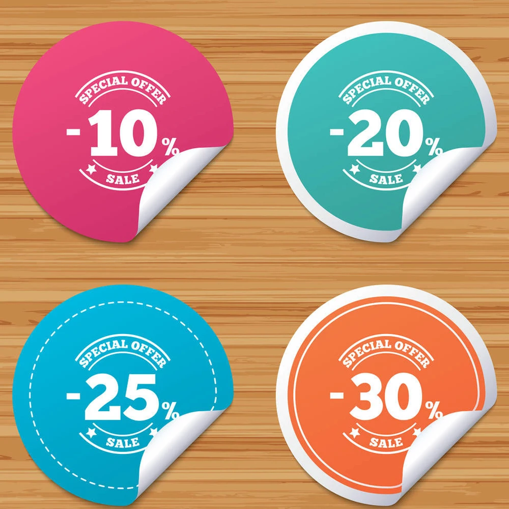 PVC 방수 스티커, 커스텀 로고, 결혼식 생일 선물 상자, 스티커 디자인, 커스텀 사이즈, 3x3cm, 30 개