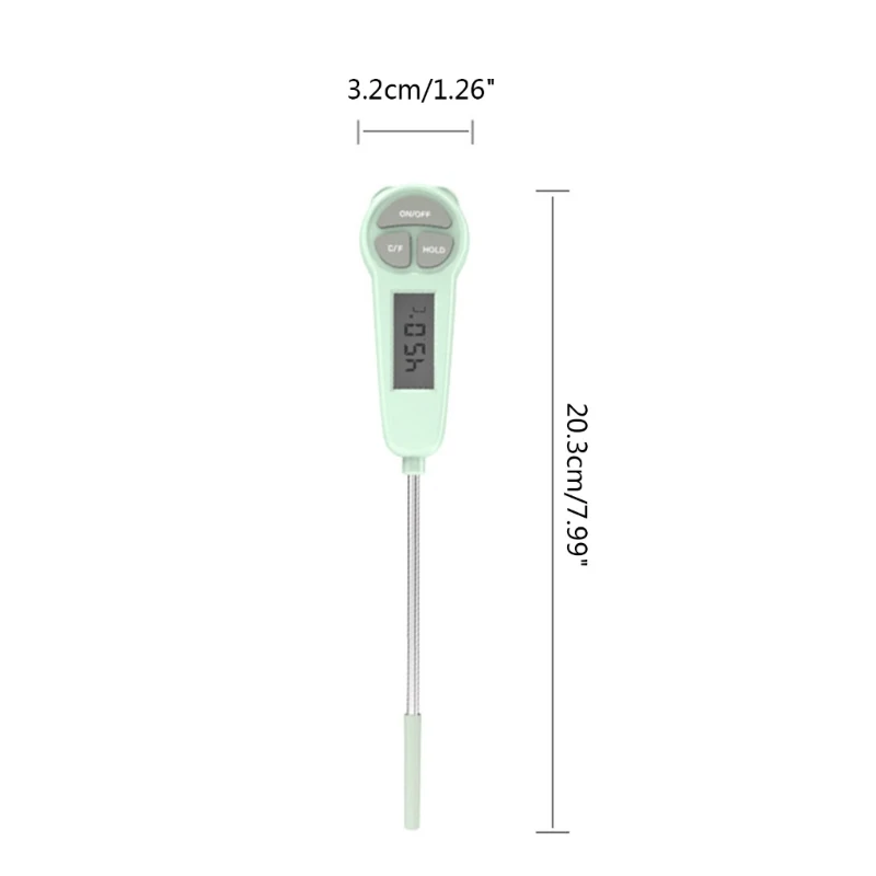 디지털 요리 온도계 주방기구 베이킹 디지털 온도계 즉시 읽기 LCD 디스플레이 고기 식품 온도계