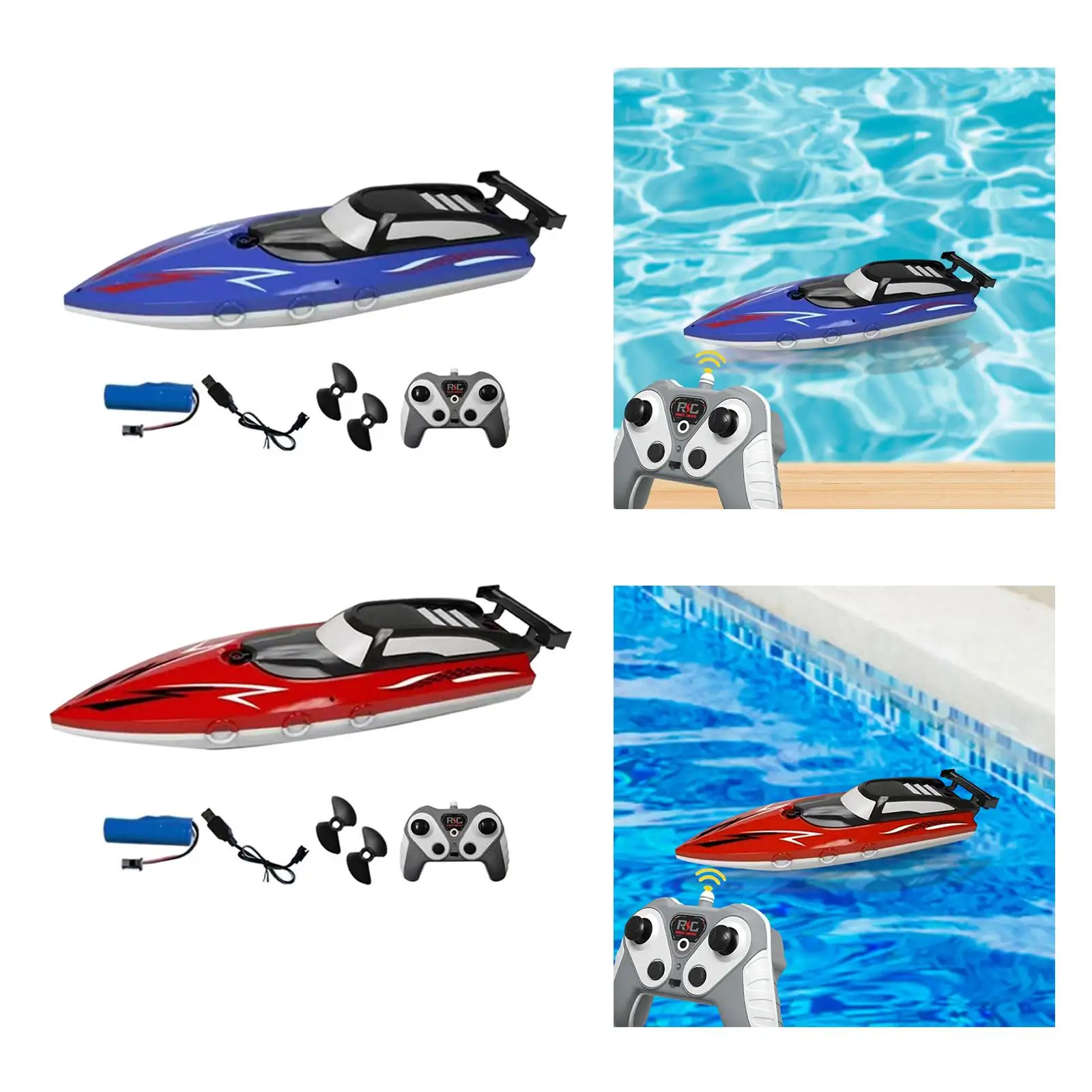RC Boat Beach Toy Party Favor Gift Bathtub Toy Boat for Bathtub Streams Kids
