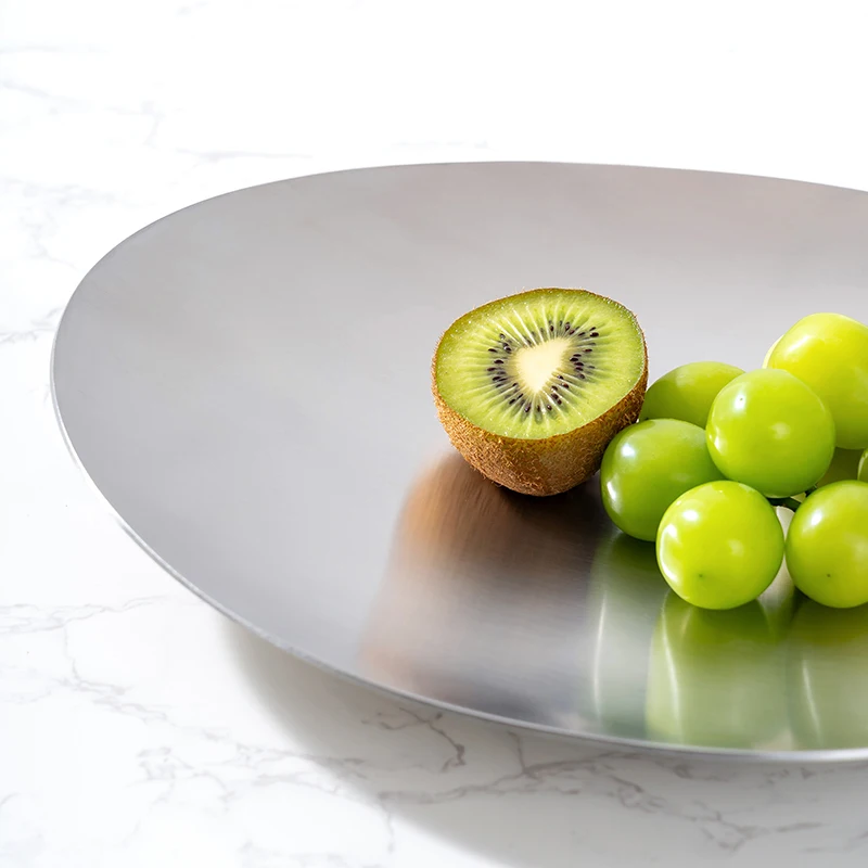 INS Fashion Kitchen Storage Dessert Table Chic Sample Room Hotel Decoration Mirror Plate Fruits Cheese Biscuit Coffee Cup Cake