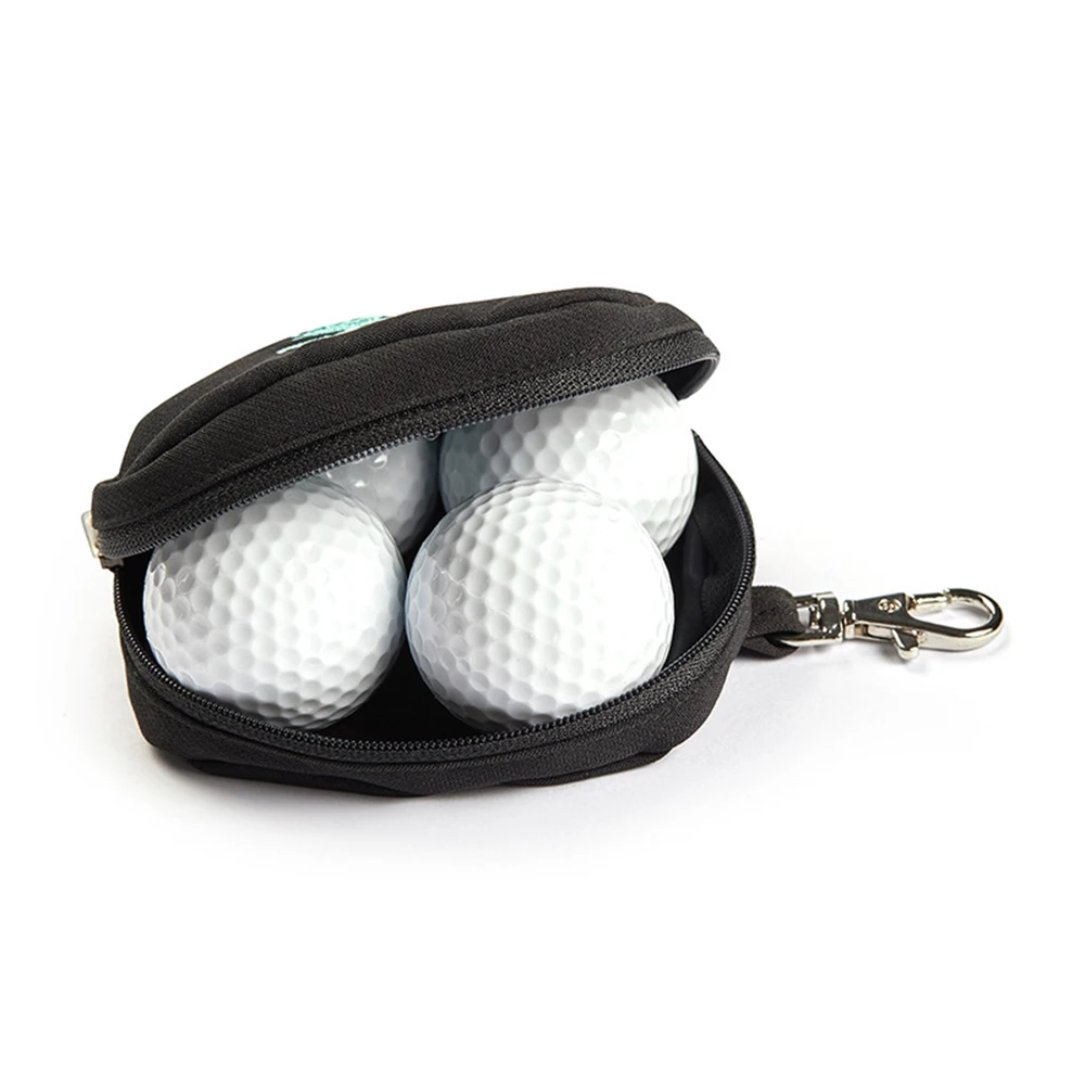 

Golf Ball Storage Bag Portable Mini Golf Storage PU Leather Golf Storage Bag For Golf Sports Accessories