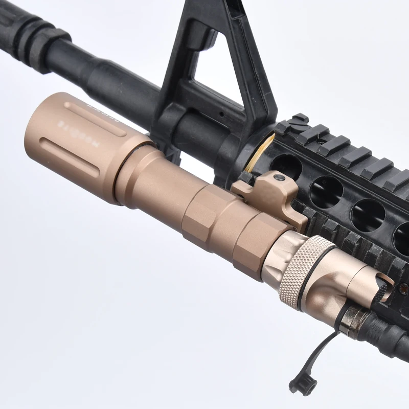 Tacitcal Airsoft Metal PLHv2 Gun Light 1300 LM With Metal Dual Function Switch High Power M-lok Keymod Picatinny Mount Hunting