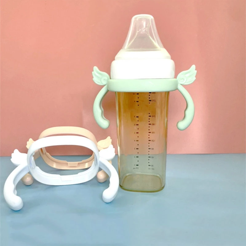 1 Pc Newborn Bottle Grip Handle Infants Milk Bottle Hand Shank Compatible For hegen Baby Feeding Bottle
