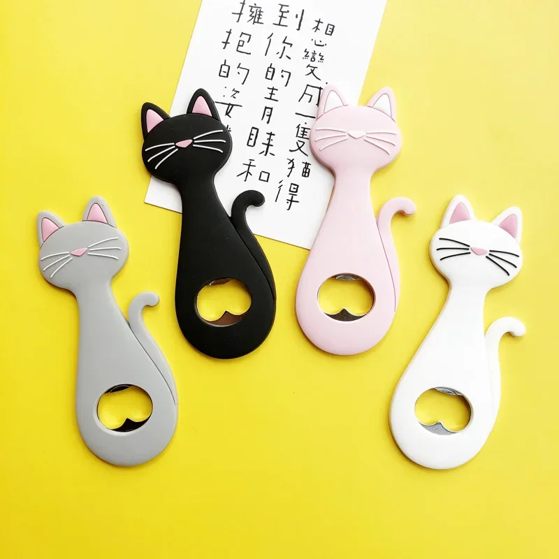 Magnetic Fridge Magnets Magnetic Fridge Stickers Refrigerator Decor Magnetic Refrigerator Bottle Opener Cartoon Akita Bullfight Cat Dog Beer Bottle Opener Ccat Magnetic Refrigerator Decoration