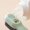 Multifunctional Shoe Brushes With Soap Dispenser Long Handle Brush Cleaner For Clothes Shoes Household Laundry Cleaning Brush 5