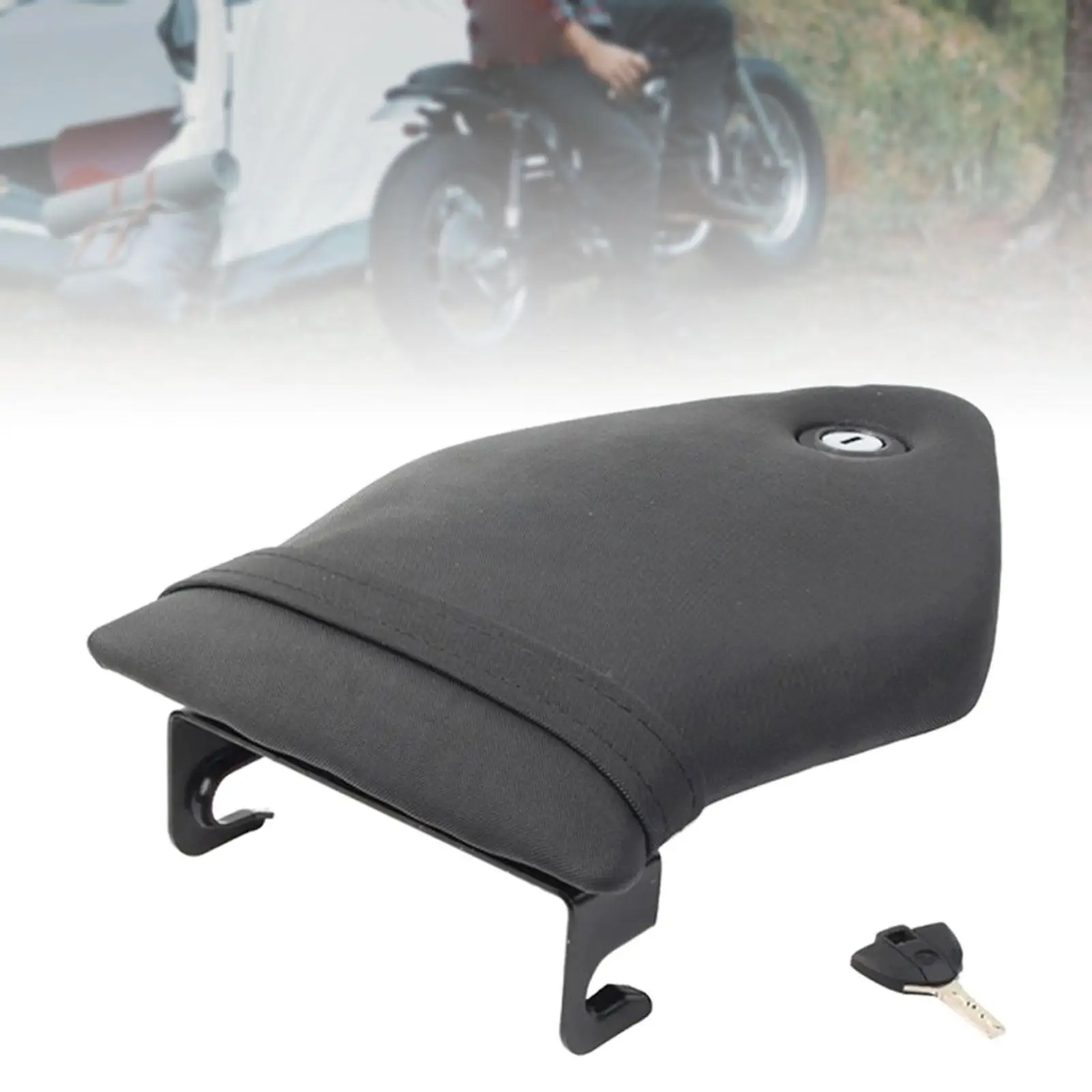 Rear Passenger Cushion with Mounting Bracket Accessories PU Leather for S1000 Rr 2009-2017 Simple Installation Spare Parts
