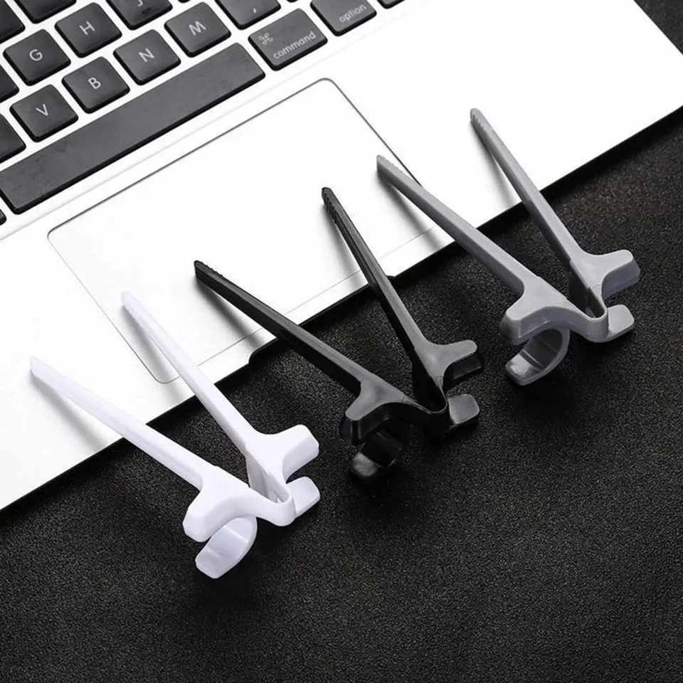 Bacchette Da Dito Nere Per Snack - Set Di 2 Con Astucci Portatili - Ergonomiche Per Patatine, Popcorn, Frutta Secca - Per Gamer E Cinema - 4