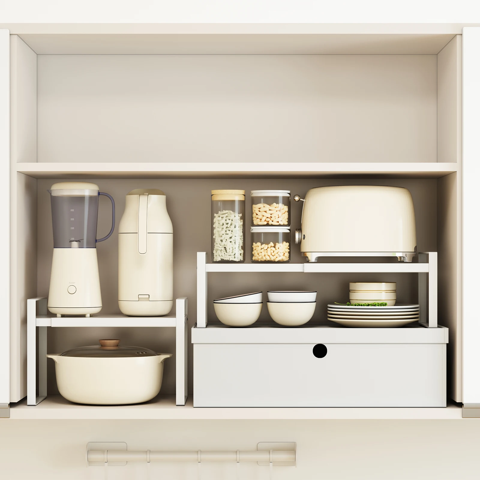 Multi-Purpose Adjustable Kitchen Storage Rack