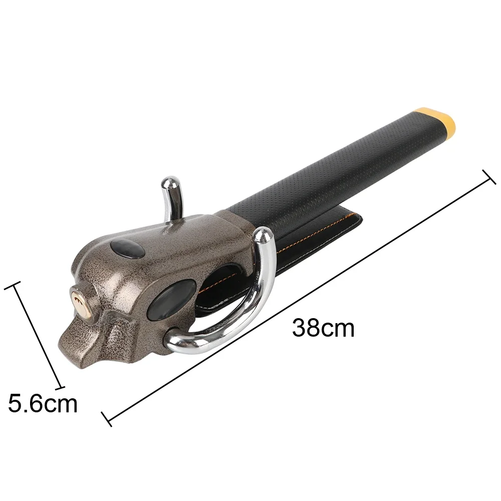 Car Steering Wheel Anti-Theft Lock Protection T-Locks Automobile Steering Lock Foldable Security Car Locks Accessories steering wheel lock