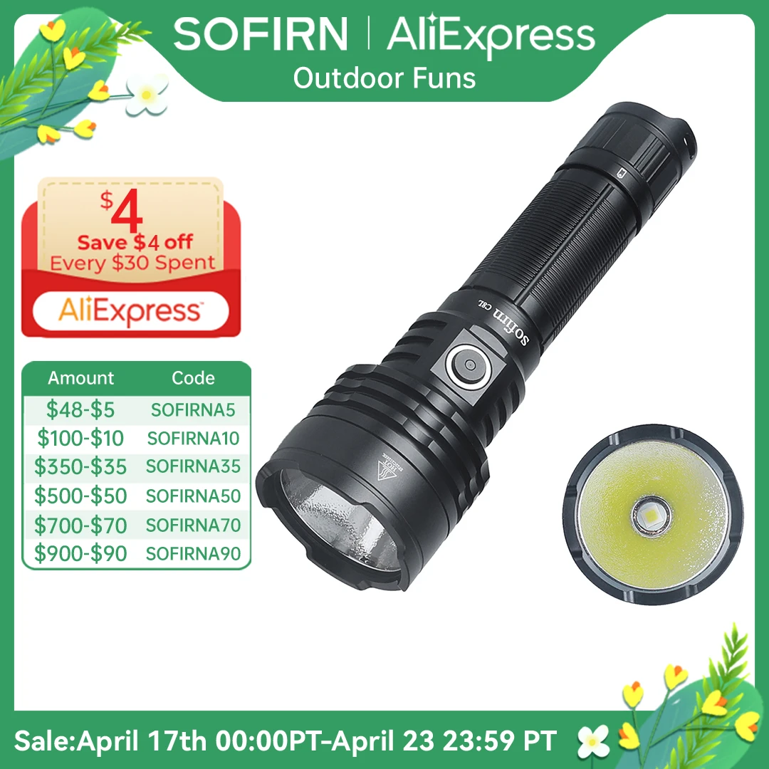 Powerful Sofirn C8l Flashlight | Led Flashlight Tactical 21700 - C8l 21700  Flashlight - Aliexpress