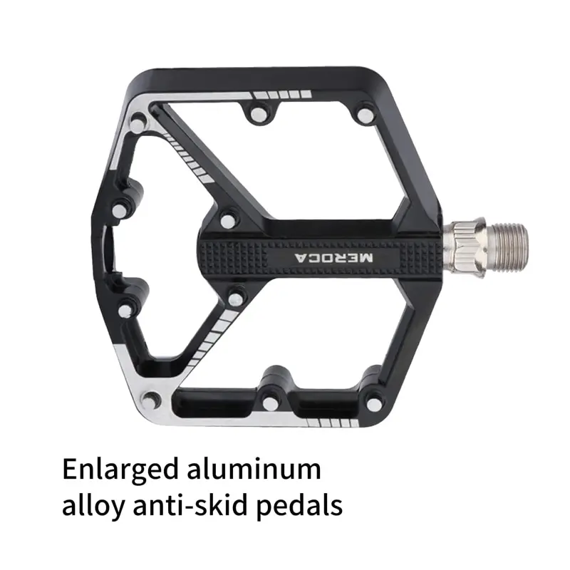 Bicycle Pedals Bicycle Pedals Sealed DU Bearing Nonslip Pedal Mountain Road Bike Cycling Alloy Platform Mtb Pedal