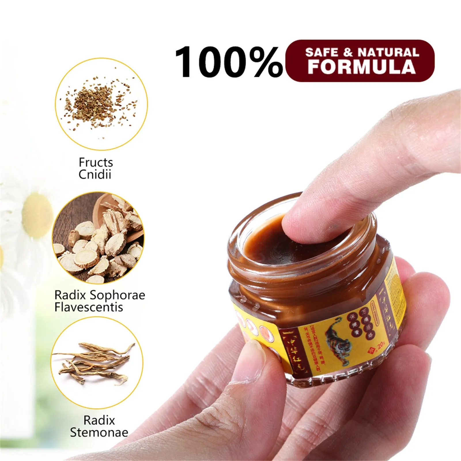 Red Tigers Skin Care Cream Anti-Itch Ointment Multi-Purpose Care Cream Relieves Muscle Soreness Joint Pain Itchy Skin 20g