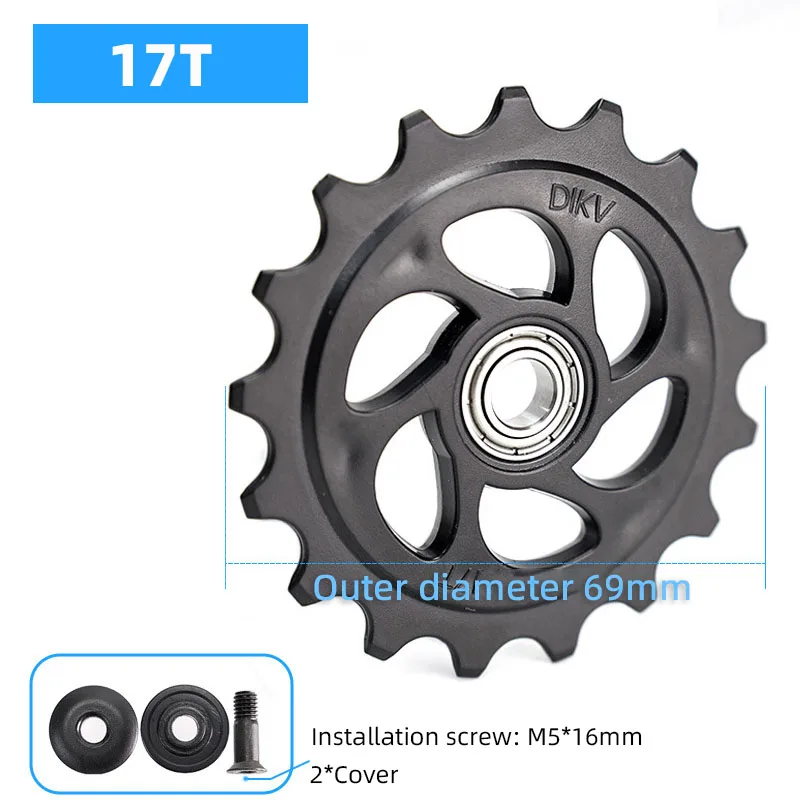Durable Bicycle POM Rear Derailleur Jockey Wheel with Smooth Bearings