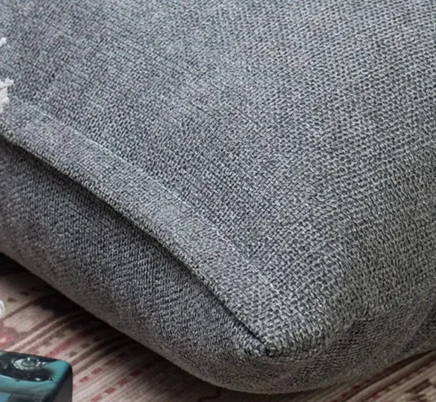 Large Square Pillowcase Coffee Sofa Back Huge Cushion Cover Washable Living Room Bedroom Pillow Cases Solid Color 55/60/70/80CM 6