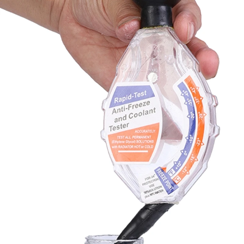Accurate Battery Liquid Densitometer Anti-Freeze Coolant Tester Automotive battery hydrometer tester,antifreeze density meter