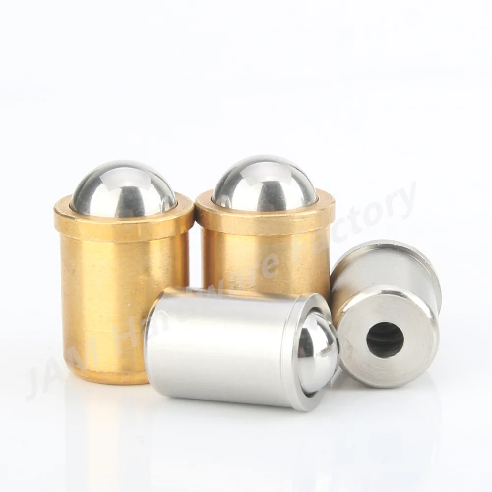 Stainless Steel Knurled Plungers MJ410 Stainless Steel/ Brass Ball Plunger Spring Plungers Smooth Model