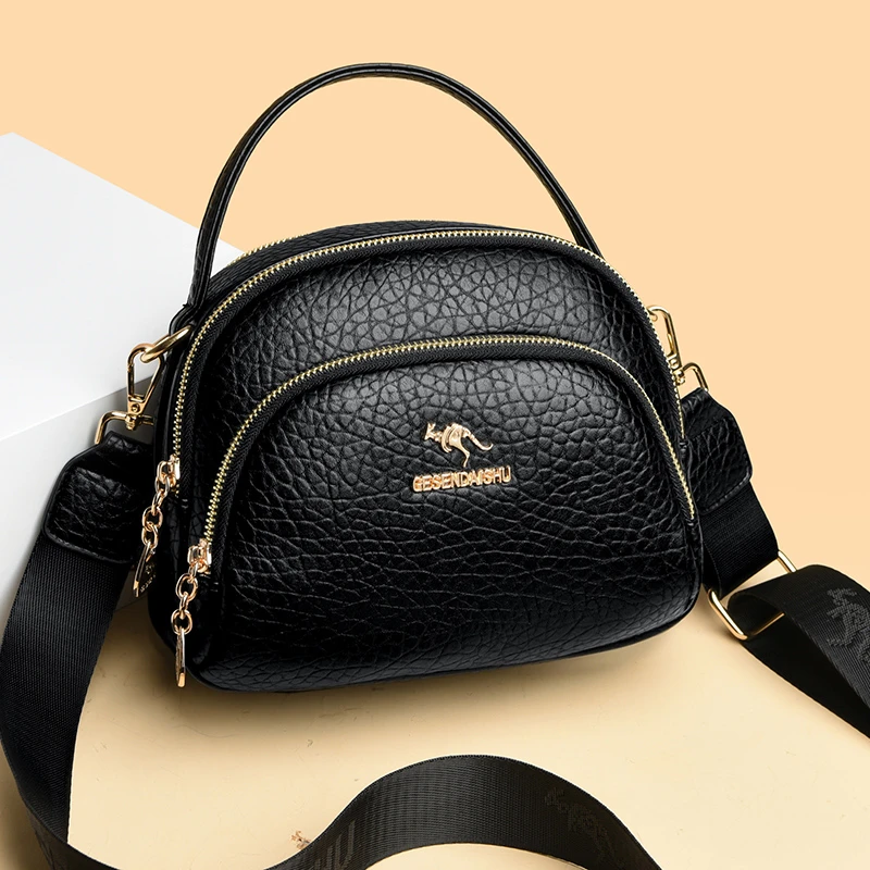 2023 Luxus Leder große Kapazität Frauen Schulter Umhängetaschen