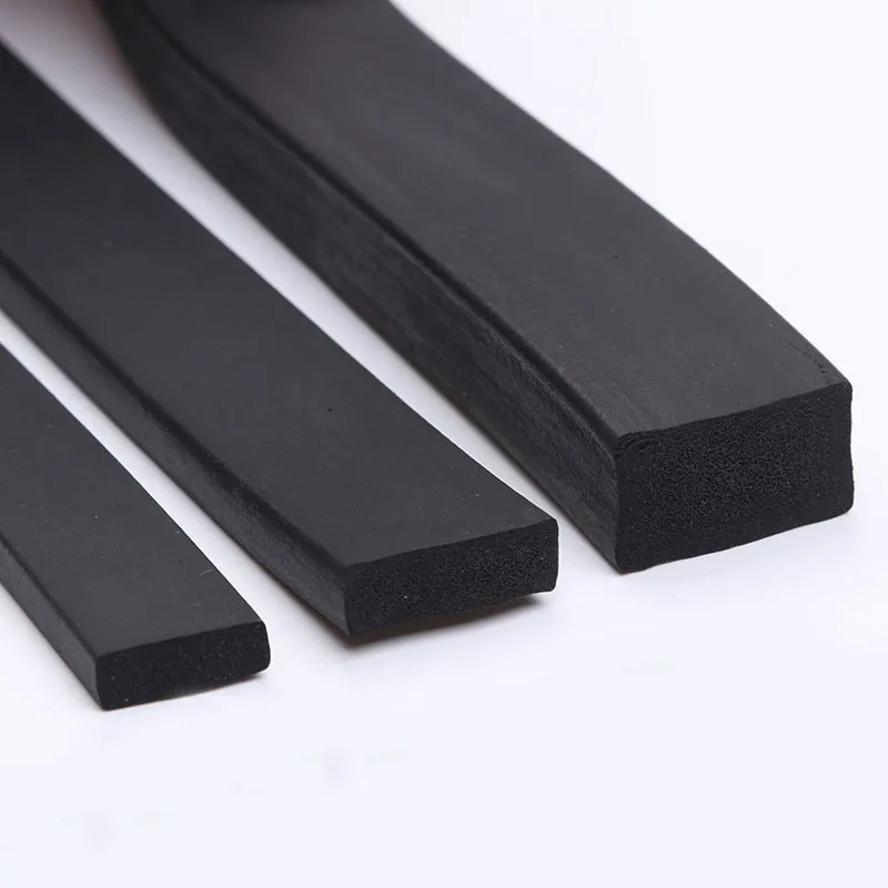 

EPDM Self Adhesive Sponge Seal Strip Rubber Black Foam Strong Single-sided Adhesive Soundproof Anti-collision Seal Gasket