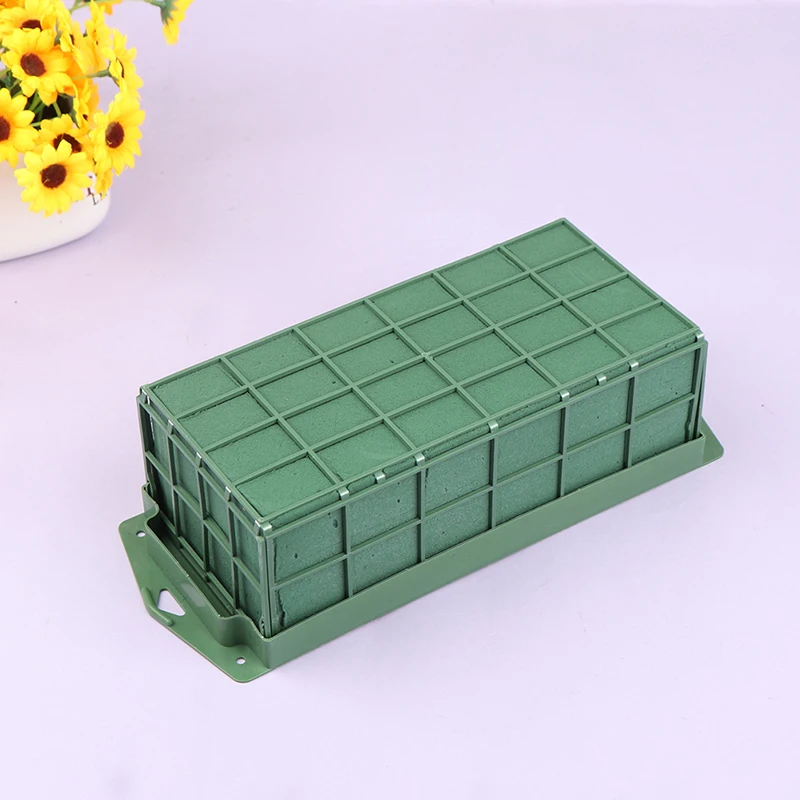 1Pc Oasis Wet Foam Blocks Floral Florist Green Foam Brick Fresh Flowers Mud for DIY Florist Flower Arrangements Mud Block