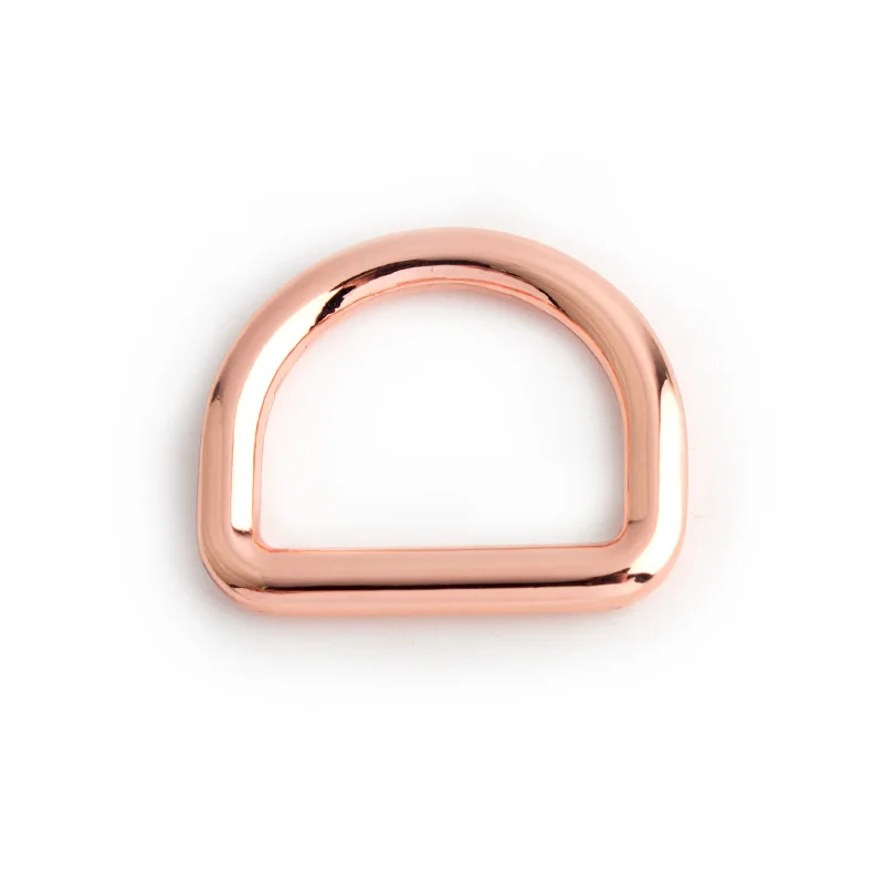 Rose Gold Metal Buckles and Sliders for Straps and Belts - Adjustable Tri Glide Accessory Set (5/10/20pcs)