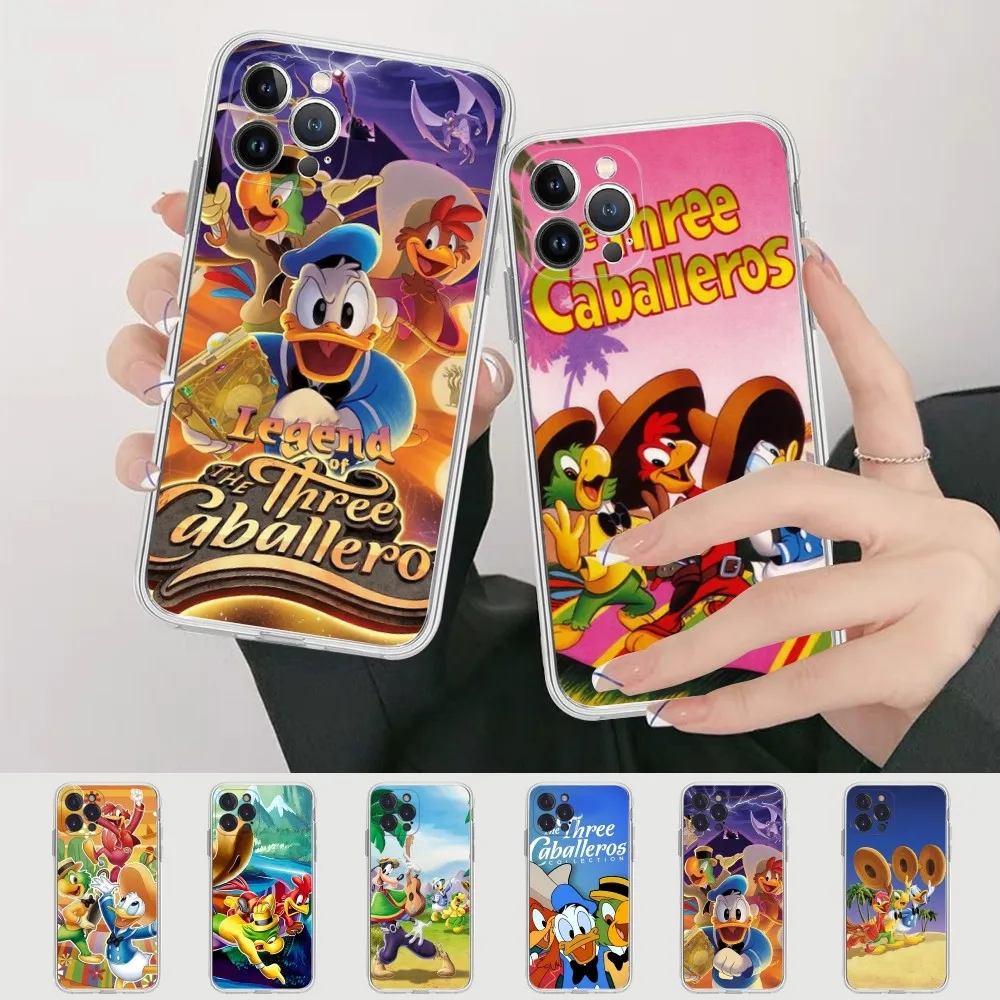 Disney The Three Caballeros Custodia Per Telefono Per Iphone 15 14 11 12 13 Mini Pro Xs Max Cover 6 7 8 Plus X Xr Se 2020 Funda Shell