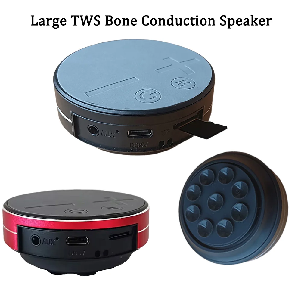 TWS Bone Conduction Speaker Wireless Bluetooth Speakers Support TF Card Play Music Subwoofer Stereo Sound Box