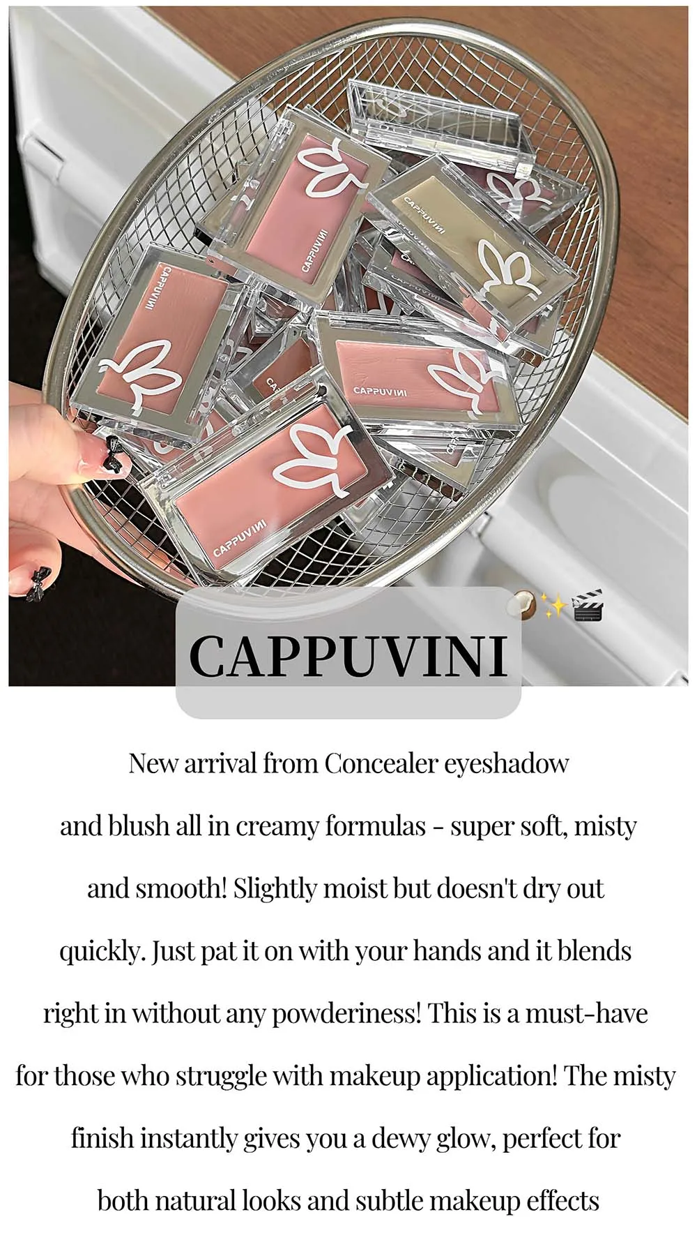 Concealer Palette Monochrome Waterproof Brightening Cream Face Makeup_voghion.com