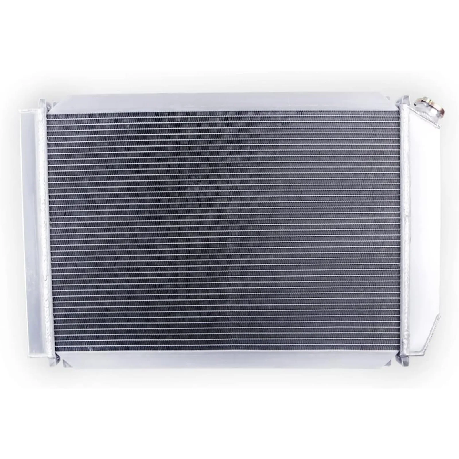 US 3 Rows Full Aluminum Radiator with Shroud Fan (2X12 Inches Dia.) for 1980-1993 1992 1986 Ford Mustang Fairmont Granada