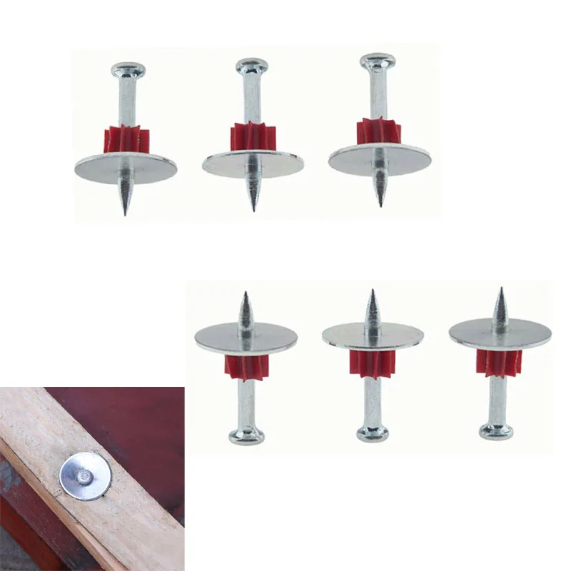 Cement Nails Steel Nails Fixed For Nail Gun Special With Gasket Shooting Ceiling Concrete 100PCS