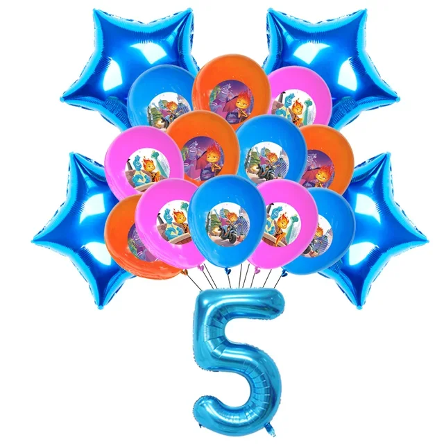 thumbnail image 1 of Disney-globos de Decoración de cumpleaños, mantel para Baby Shower, decoración para el hogar, suministros para fiestas, 1 of 5
