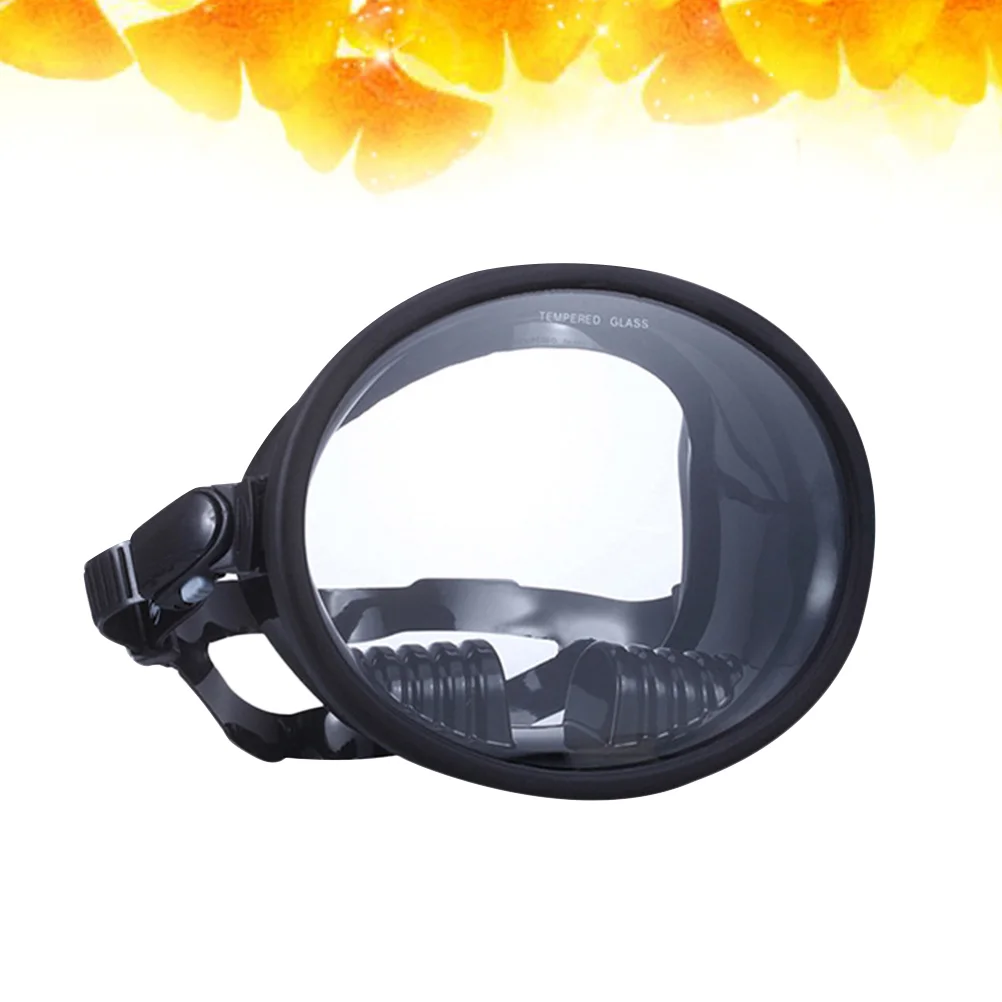 

1pc Wide-field Googles Swimming Anti-fog Swimming Glasses Diving Use Glasses (Black)