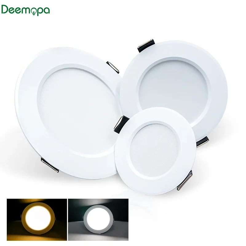 LED Downlight 3W 5W 7W 9W 12W 15W Led Lamp AC 220V 230V 240V Spotlight Recessed Round LED Panel Light Indoor Lighting Down light