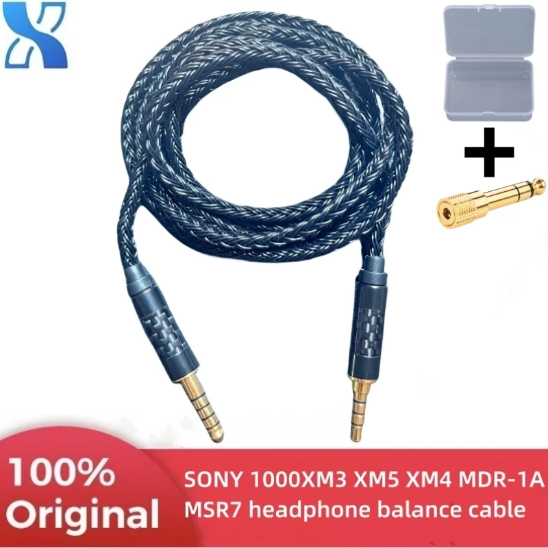 

XSL single crystal copper silver plated upgrade wire connection balance wire suitable for SONY MDR-1A 1000XM3 XM4 XM5 MSR5 MSR7