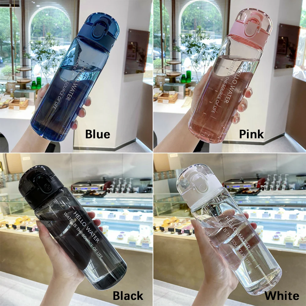 780ml Gym Plastic Portable Sports Water Bottle Leakproof Drinking Bottle Drinking Cup