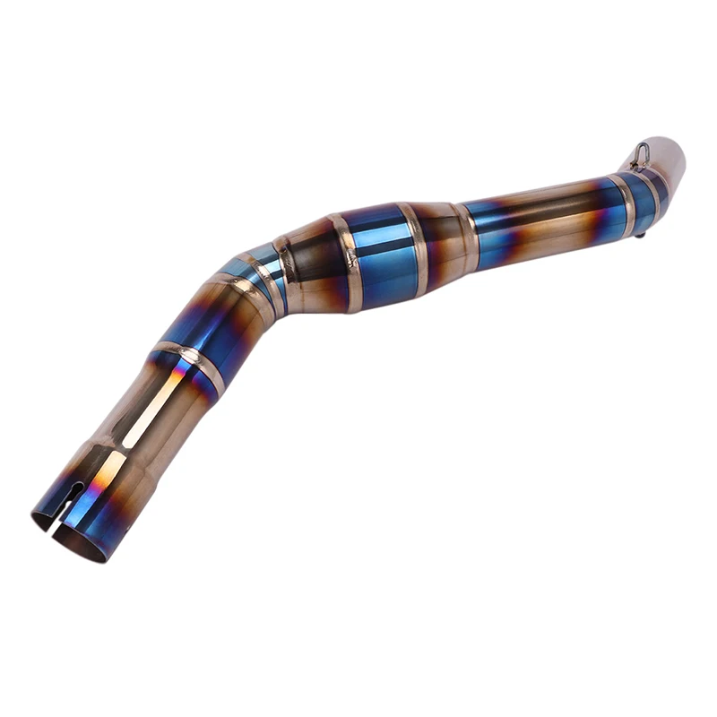 For CFMOTO NK400 NK650 NK 400 650 Motorcycle Exhaust Modify 51MM Titanium Alloy Muffler Escape Moto Bike Tube Middle Link Pipe - Image 4