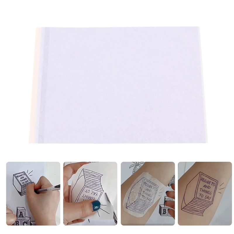 10Sheets Tattoo Transfer Paper 4 Layers Freehand Tattoo Transfer
