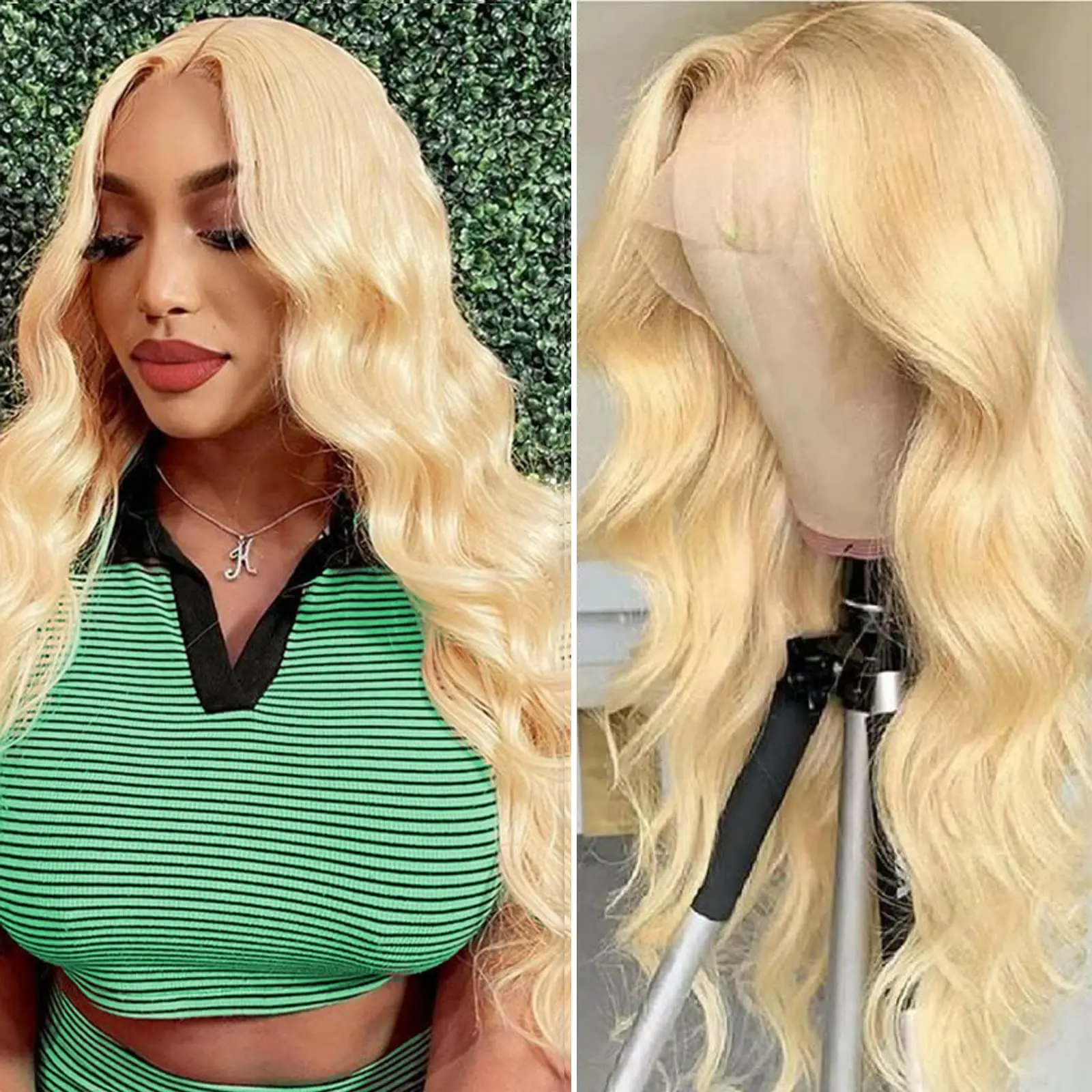 

280 Density Glueless Preplucked Human Wigs Ready And Go 613 Body Wave Wig Honey Blonde 13x4 13x6 HD Lace Frontal Wig Human Hair