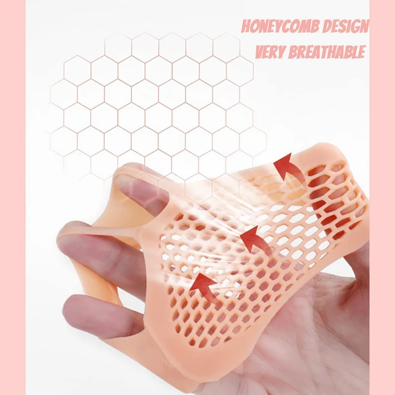Silicone Forefoot Pad Metatarsal Pads For Women High Heels Half Insoles Foot Pain Relief Inserts Foot Blister Care Gel Cushions forefoot pads forefoot cushion shoe insoles