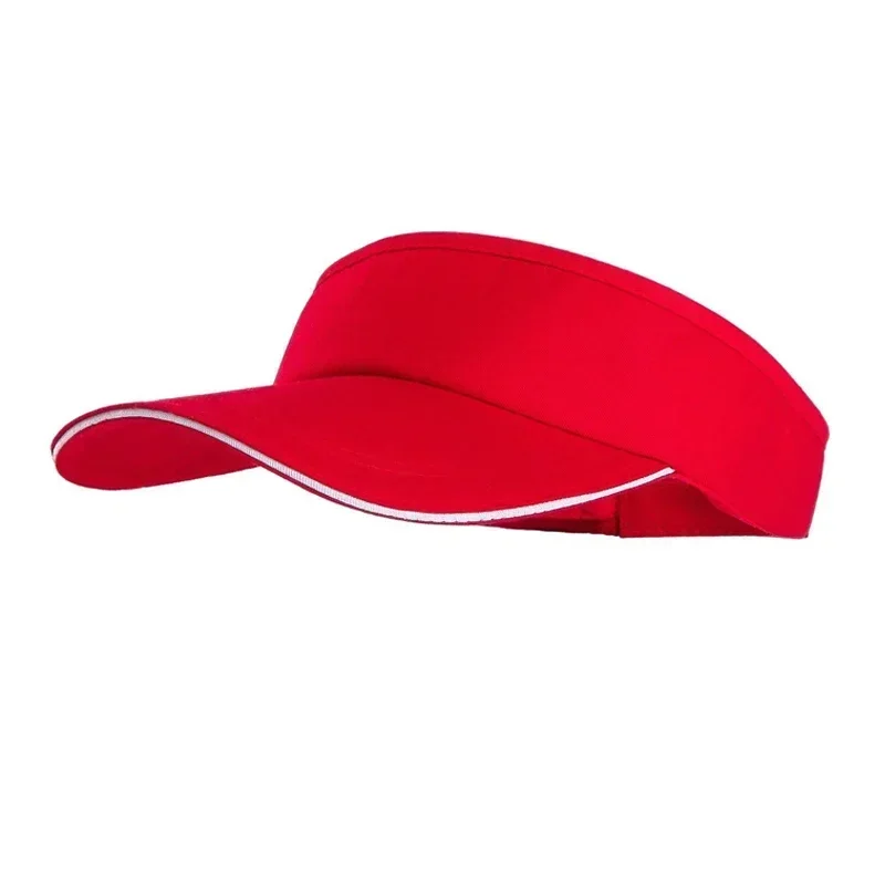 Tennis Caps Men Women Adjustable Sport Headband Classic Sun Sports Visor Hat Running Caps Tennis Beach Hat Outdoor Sports