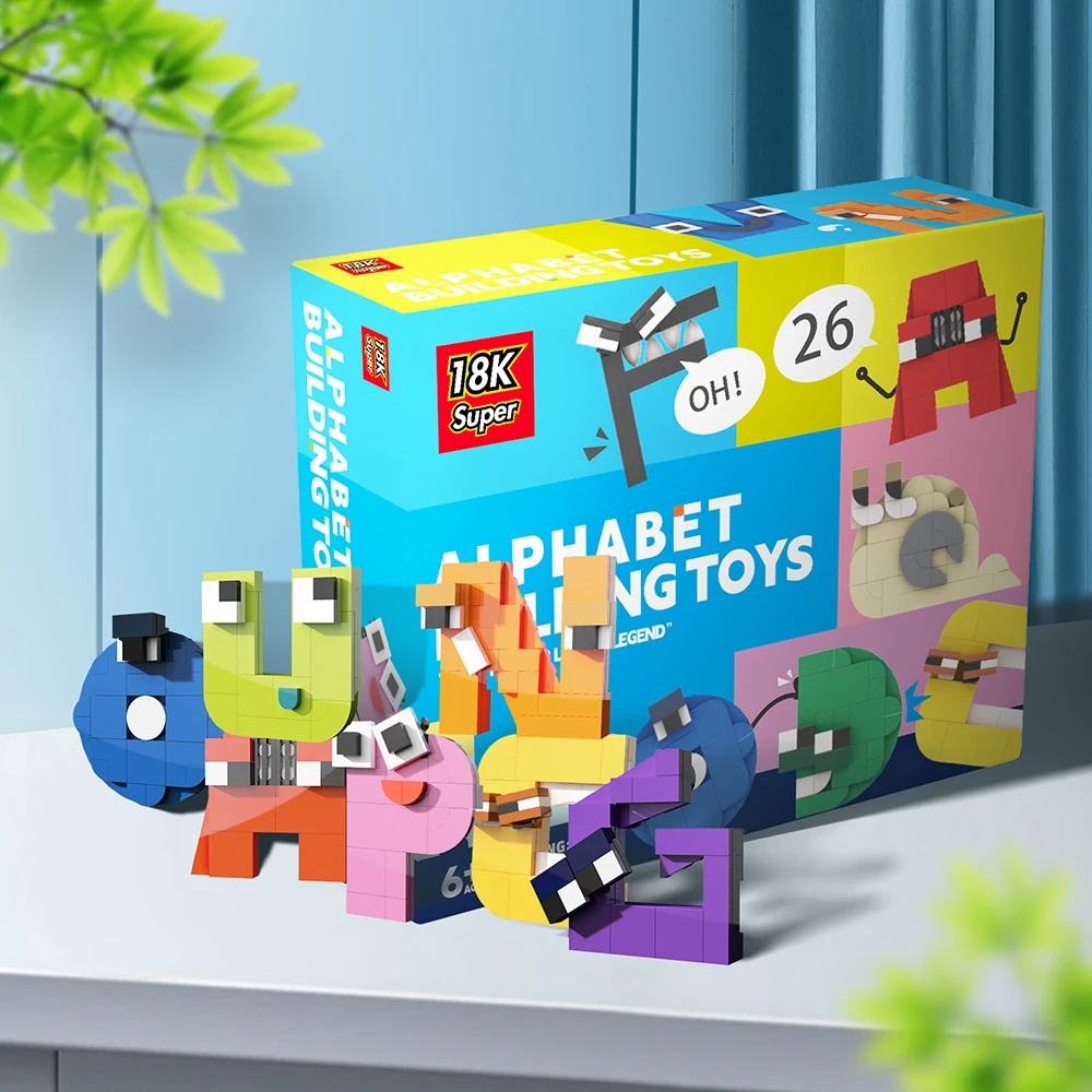 Alphabet Building Blocks Set