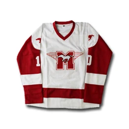 Dean Youngblood Hamilton #10 Mustangs Hockey Jerseys Youngblood Moive White Stiched Embroidery For Men
