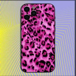 Leopard Pink Tiger Soft Black Phone Case Cover - IPhoneX (Z1)