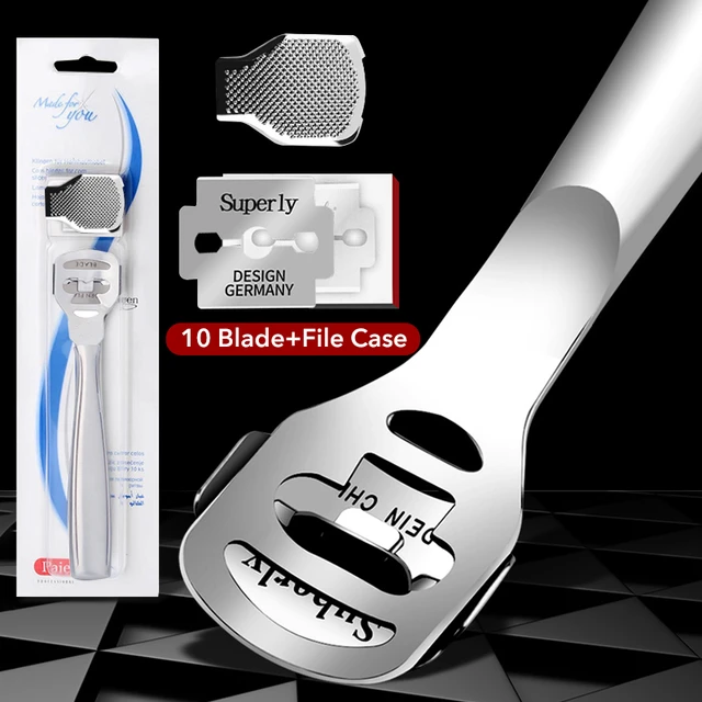 1PCS tainless Steel Pedicure Foot Hard Dead Skin Remover Cutter Shaver  Trimmer Pedicure Callus Blade Body