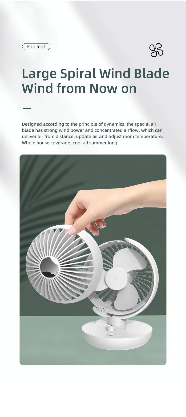 Usb Fan Portable Air Conditioners Ar Refrigerator Camping Home Power Bank Fans for Room Electric Mini Rechargeable Cooler Hand