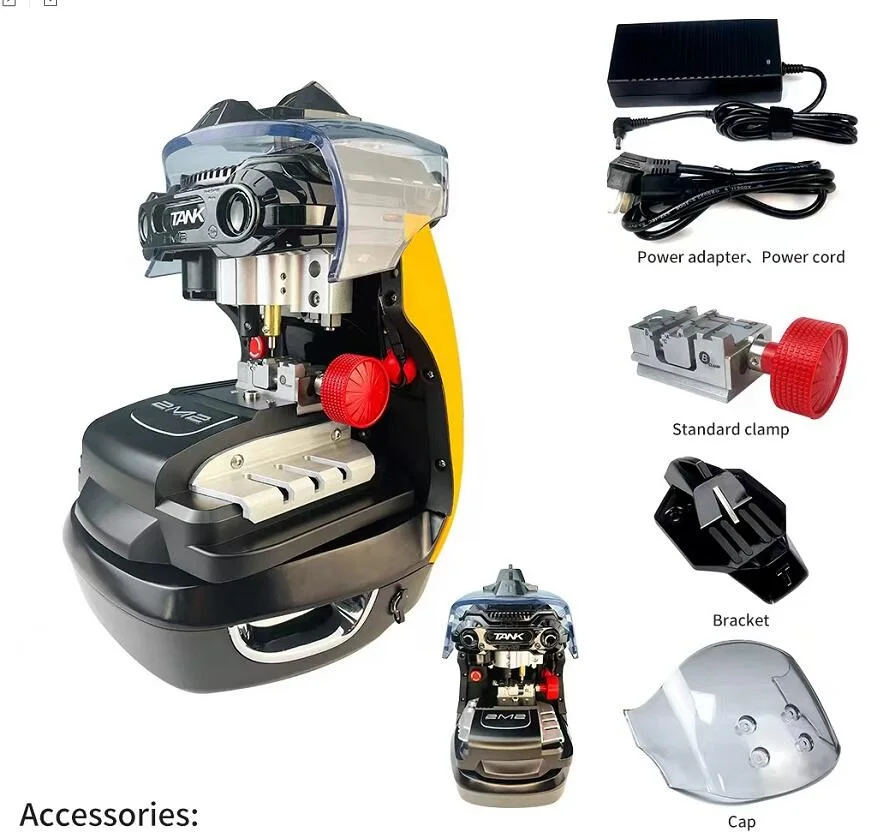 

Automatic KCM key cutting machine updated verison Database 2M2 Magic Tank PLUS Automatic Car Key CNC Machine to cut Auto Keys