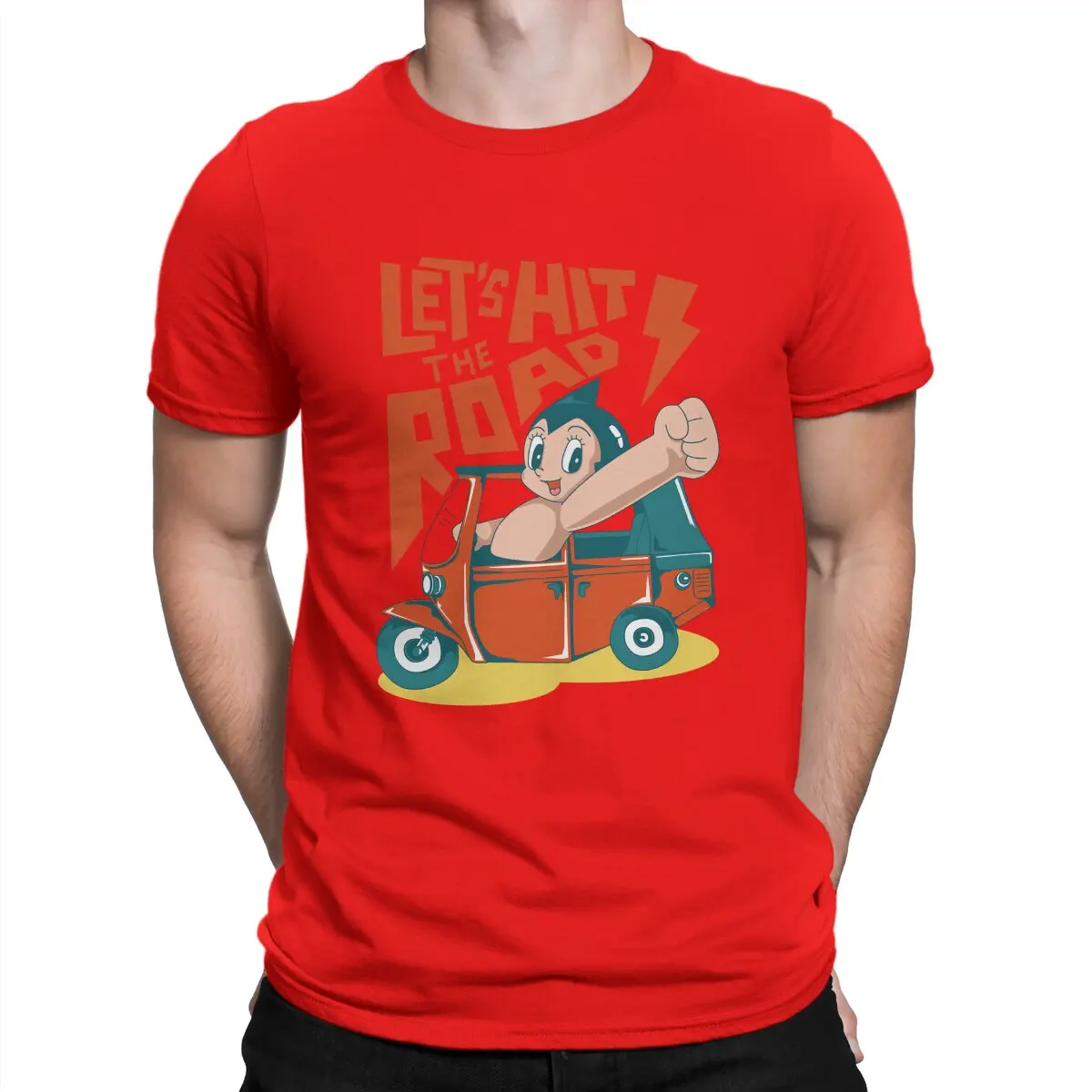 thumbnail image 1 of Camiseta de Hip Hop Astro Boy Tuk-Tuk Bajaj, camiseta casual de verano para adultos, 1 of 7
