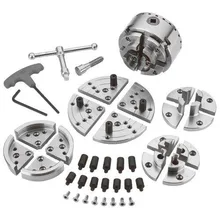 

4-jaw self-centering wood work lathe chuck round jaws (with tooth in both sides) for 3.75 inch wood lathe chuck